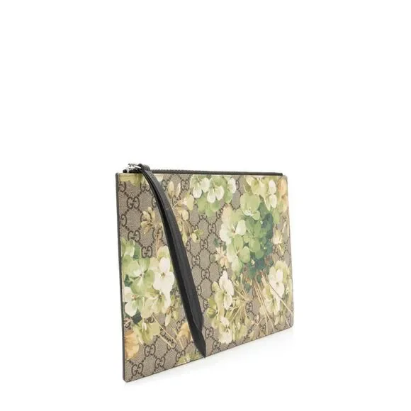 Gucci GG Supreme Blooms Large Pouch - Picture 2 of 8